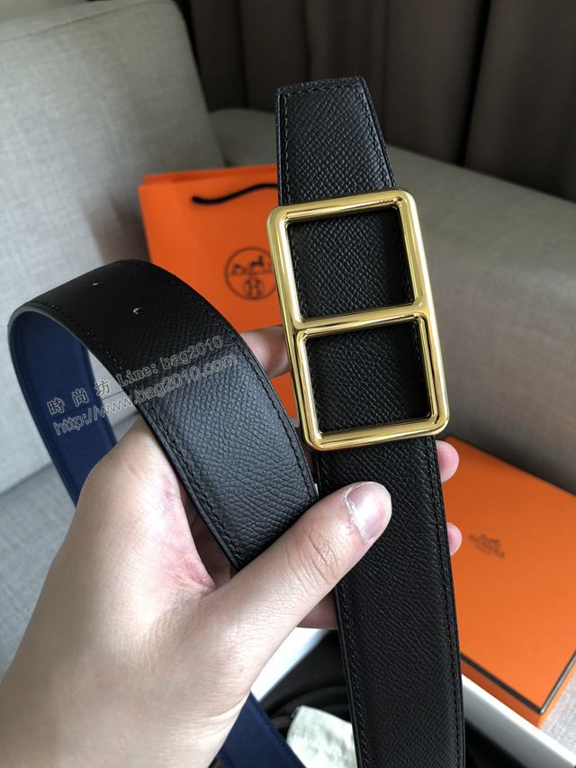 Hermes皮帶 官網同步 38MM 進口原版皮 愛馬仕男士腰帶  xfp2093